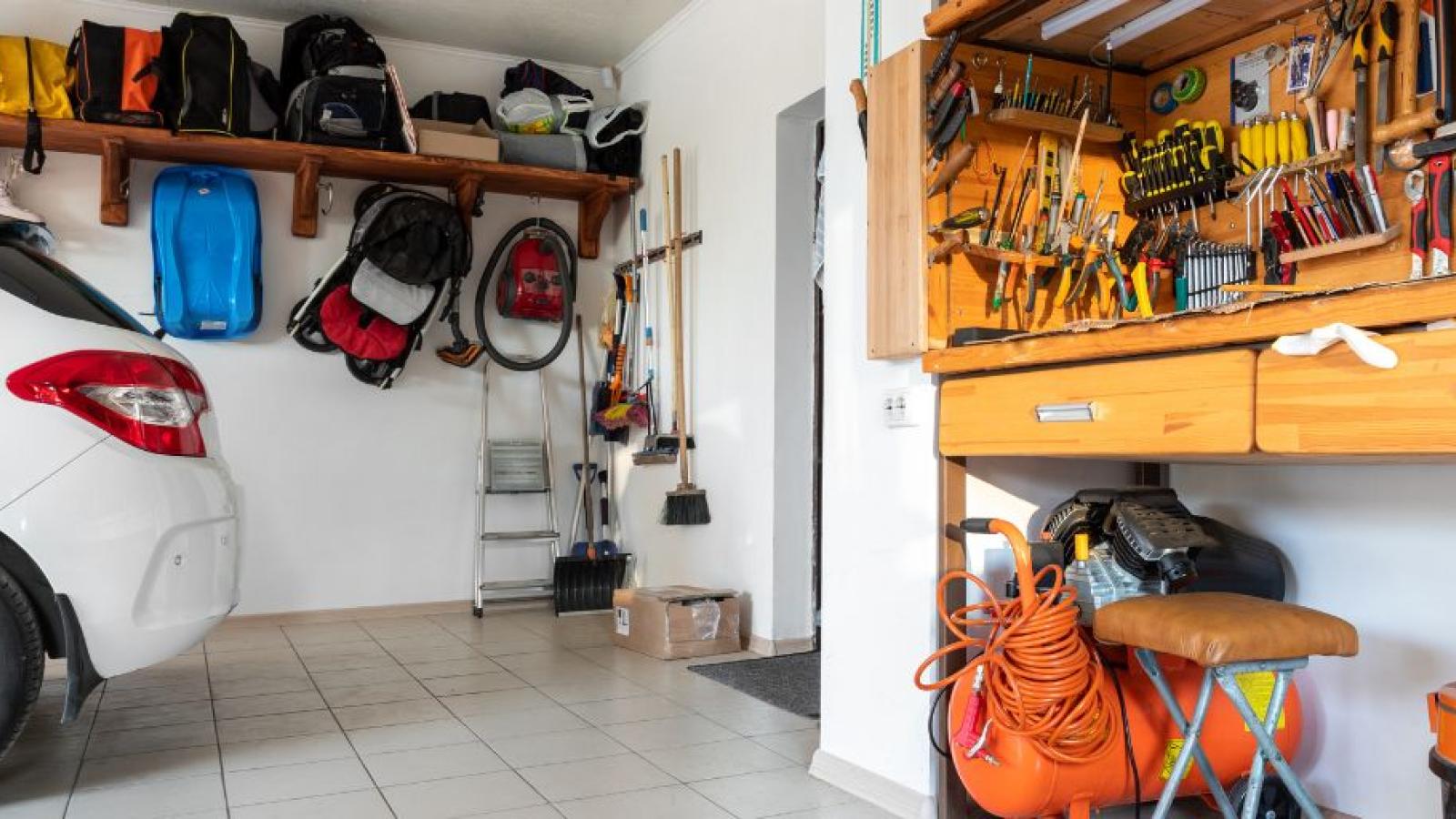 Garage Door Storage Bag | Cobra Racks | Hanging Garage Gear Web