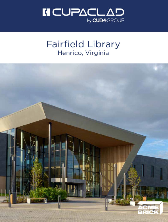 CupaClad Slate Case Study: Fairfield Library