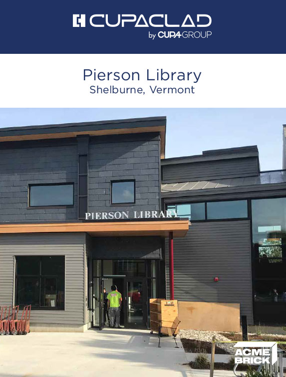 CupaClad Slate Case Study: Pierson Library