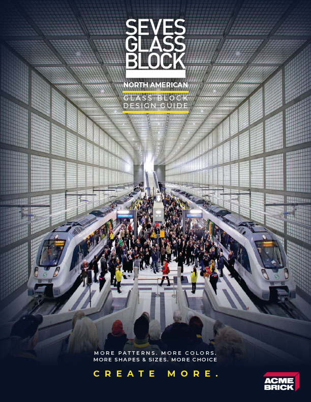 Seves Glass Block North American Design Guide 2021