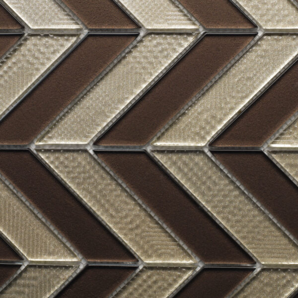 Captivate Glass Arrow Mosaic Dawn 12 x 12