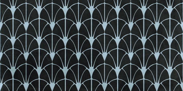 Wave Coal Honed Decoart 12 x 24