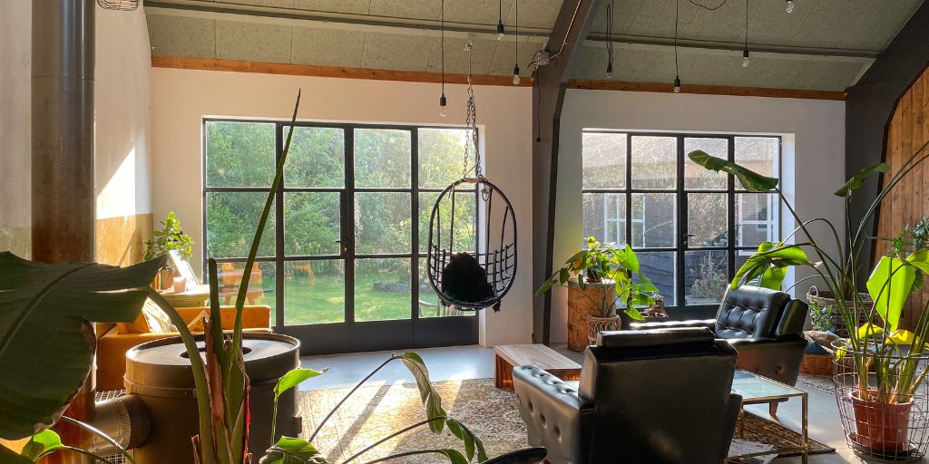 interior design of a room featuring artisanal themes