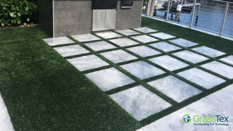 GrassTex turf residential yard