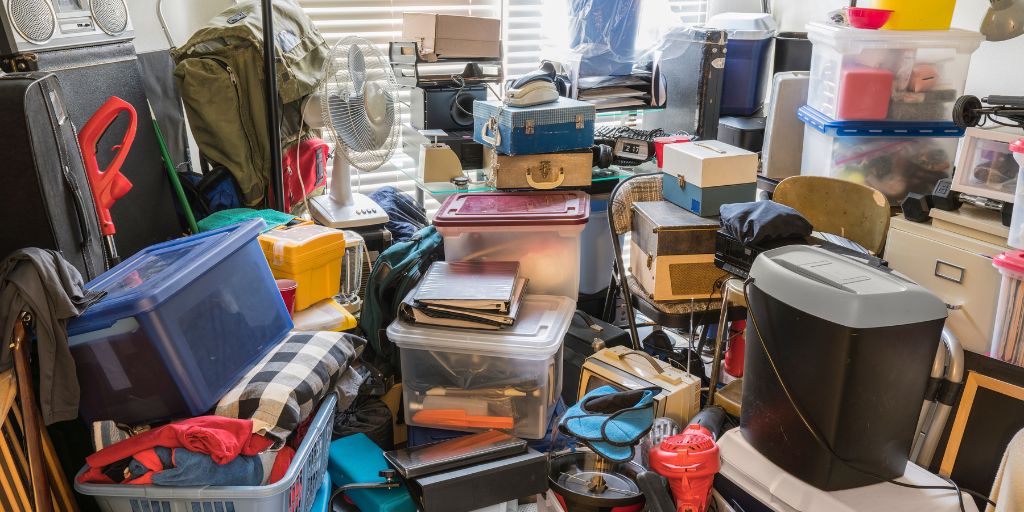 Cluttered room