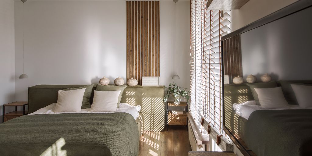 Japanese themed bedroom