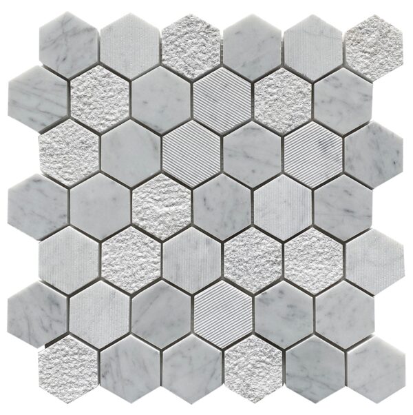 Allure II - Stone Bianca Carrara Dallas Hex