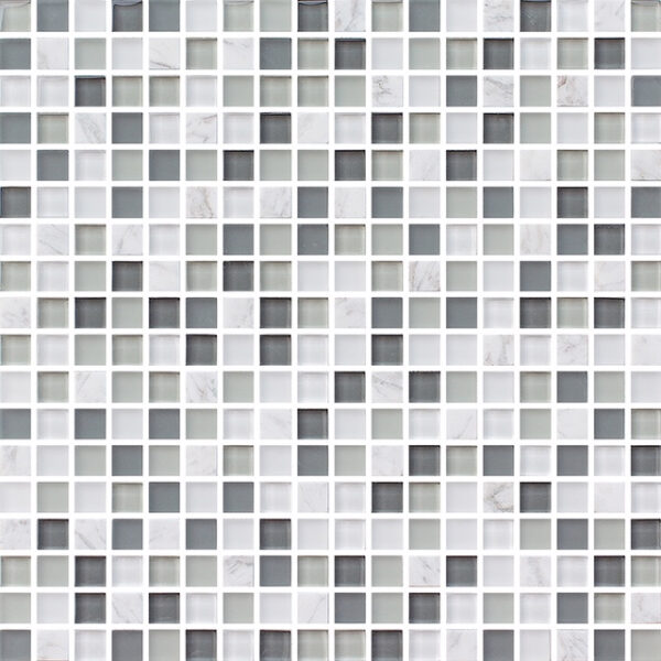 HC Glass - White Marble Mos