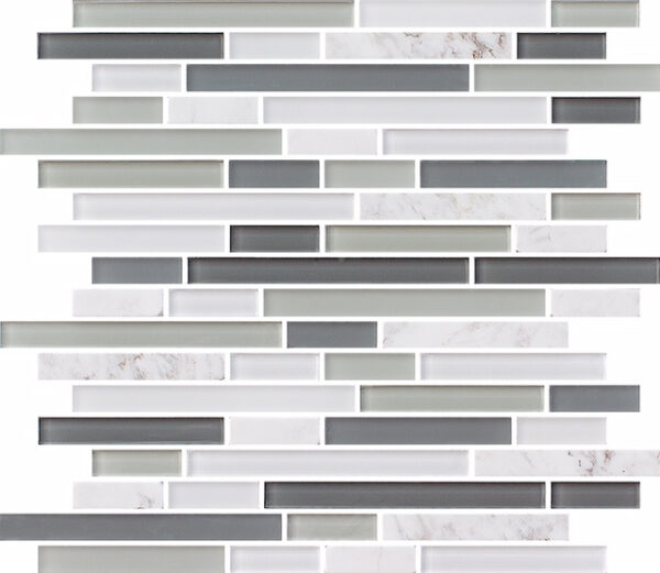 HC Glass - White Marble Random
