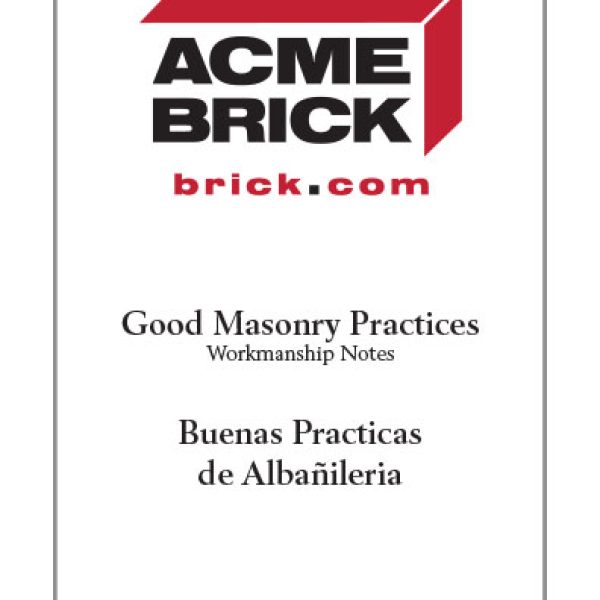 Good Masonry Practices