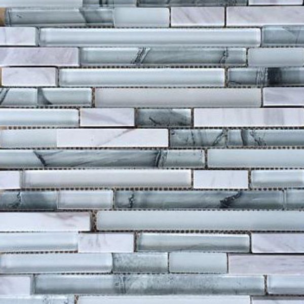 Allure II - Po Random Strips Glass & Stone