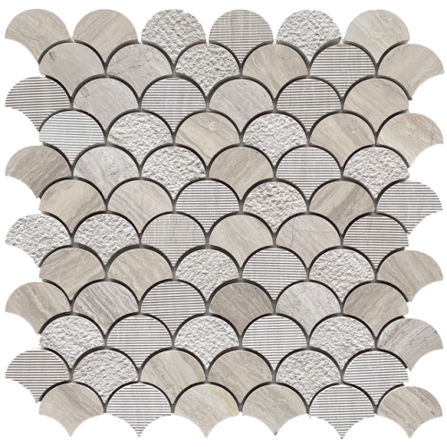 Stone Wooden Grey Fan